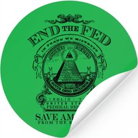 End The Fed — Stickers & Decals