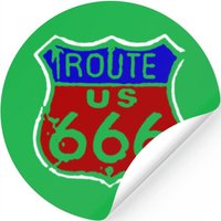 Route 666 — Autocollants et stickers