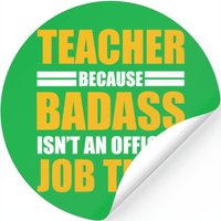 Teacher Badass Profession — Autocollants et stickers