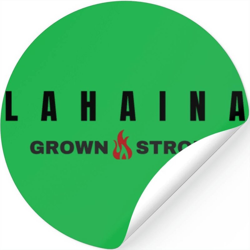Lg: Lahaina Grown/strong — Stickers & Decals