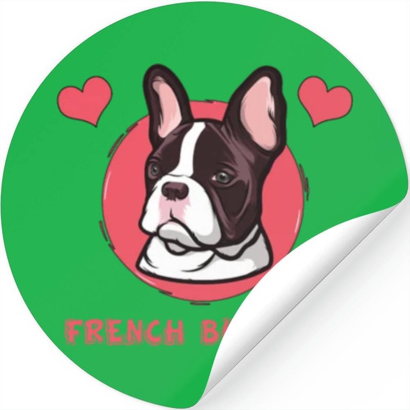 French Bulldog, Giftfrench Bulldog — Autocollants et stickers
