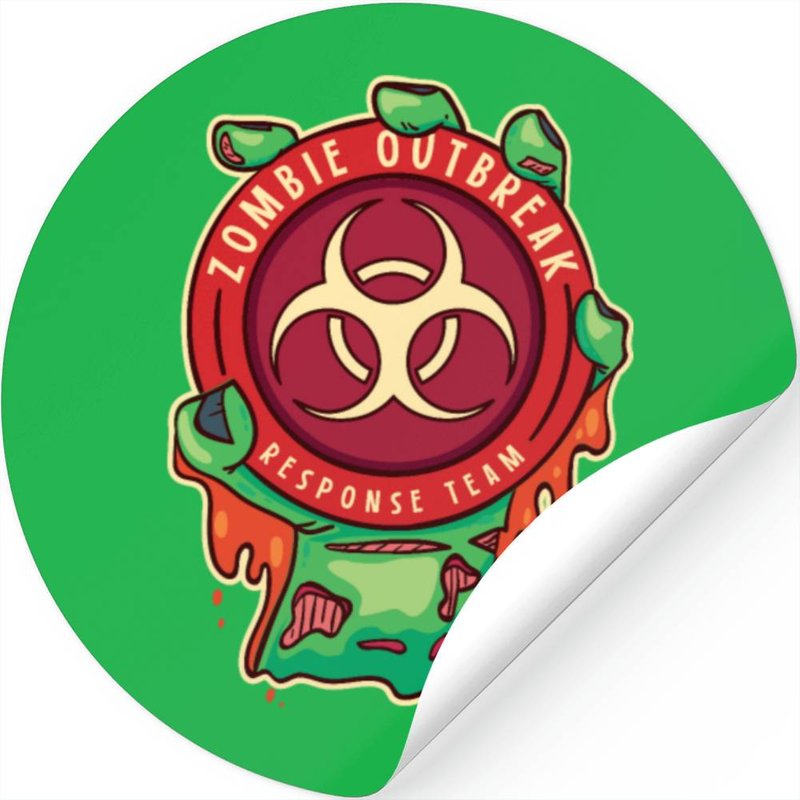 Zombie Outbreak Response Team Design — Autocollants et stickers