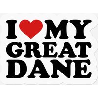 Great Dane, Great Dane — Stickers & Decals