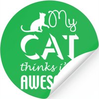 Cat - Love - Cats - I Love My Cat — Autocollants et stickers