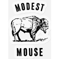 Modest Mouse Buffalo Sticker