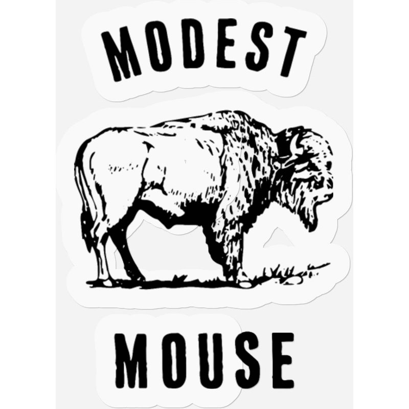 Modest Mouse Buffalo Sticker — Autocollants et stickers