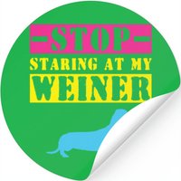 Dachshund Funny Weiner Dog — Autocollants et stickers