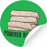 Powered By Injera Ethiopian Flatbread — Autocollants et stickers