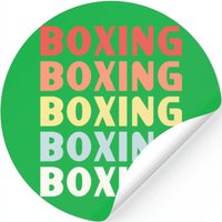 Boxing Enthusiast Design — Autocollants et stickers