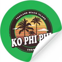 Ko Phi Phi Thailand Design / Gift Idea — Autocollants et stickers