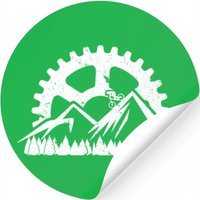 Downhill Biking Mountain Biking — Autocollants et stickers