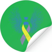 Winged Ribbon Bladder Cancer Awareness
