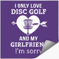 Girlfriend Stickers Disc Golf Sticker Disc Golf Lover
