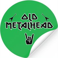Old Metalhead, Gift Old Metalhead — Autocollants et stickers