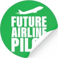 Future Airline Pilot Design For A Airline Pilot — Autocollants et stickers