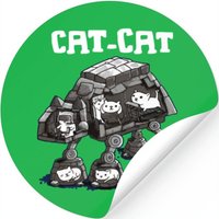 Cat Cat — Autocollants et stickers