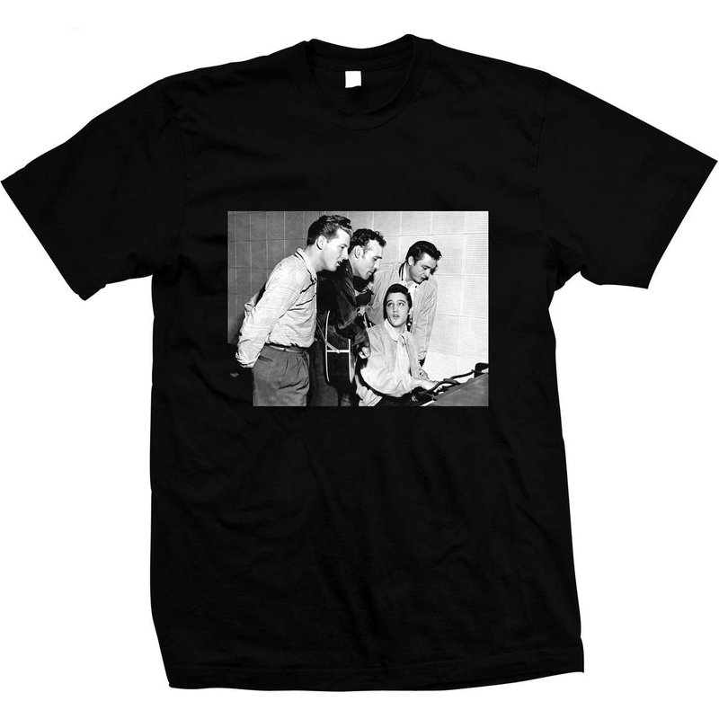 Million Dollar Quartet - Elvis Presley - Johnny Cash - Carl Perkins - Jerry Lee Lewis T-shirt — Mens T Shirts