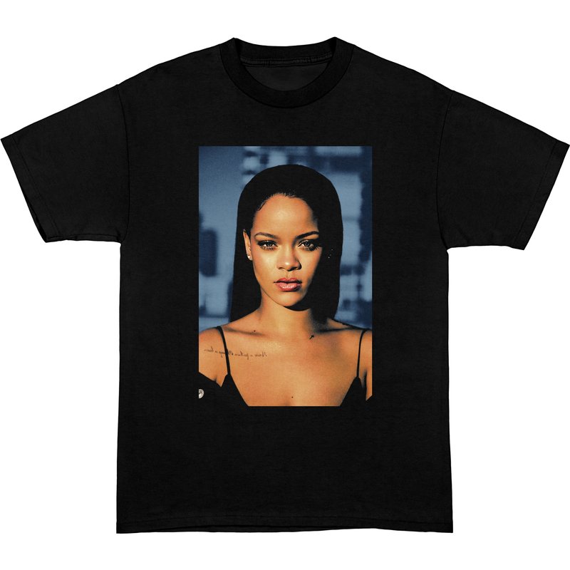 Rihanna Shirt, Vintage Style Graphic Tee, Rihanna Bootleg Rap T-shirt