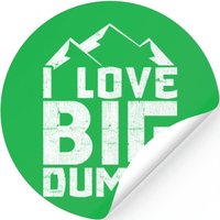 I Love Big Dumps Skiing Stickers Cool Skier Sticker — Autocollants et stickers