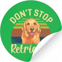 Don't Stop Retrieving, Cute Golden Dog Owner.