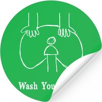 Wash Your Hands Stickers