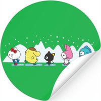 Sanrio Characters Holiday Ice Skating — Autocollants et stickers