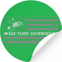 Snowmobile Outfit For Adventures — Autocollants et stickers