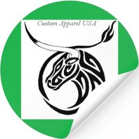 Tribal Bull Head — Stickers & Decals