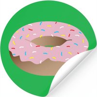 Pink Donut — Autocollants et stickers