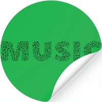 Music Notes — Autocollants et stickers