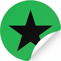 Solid Black Star