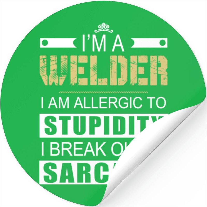Funny Welder, Welder, Miller Welders, Welder Daddy — Stickers & Decals