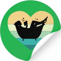 I Love Reading In The Bathtub — Stickers & Decals