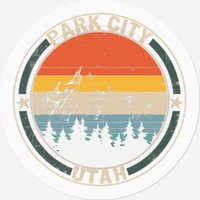 Park City Utah Stickers, Park City Snowboarding