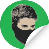 Ninjahead With Black Mask — Autocollants et stickers
