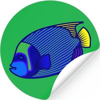 Cute Surgeonfish Aquarium Diving Scuba Diver Gift — Autocollants et stickers