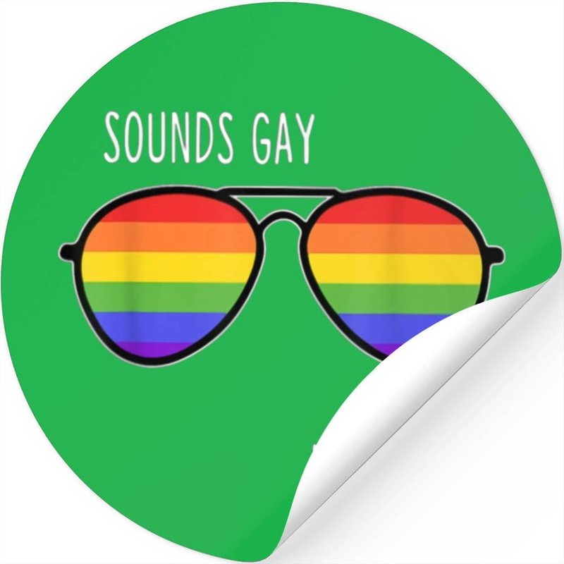 Gay Lgbt, Giftgay Lgbt — Autocollants et stickers