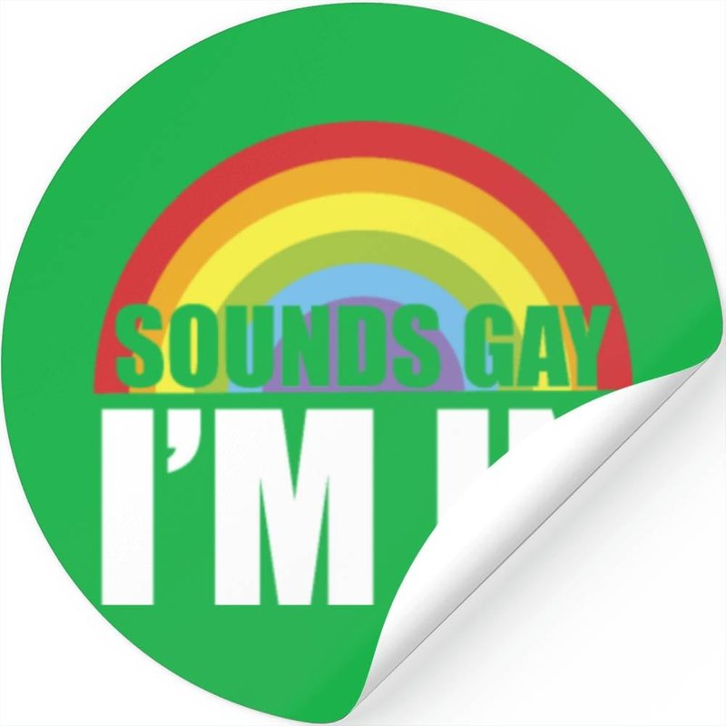 Gay Pride Lgbt Sounds Gay — Stickers & Decals