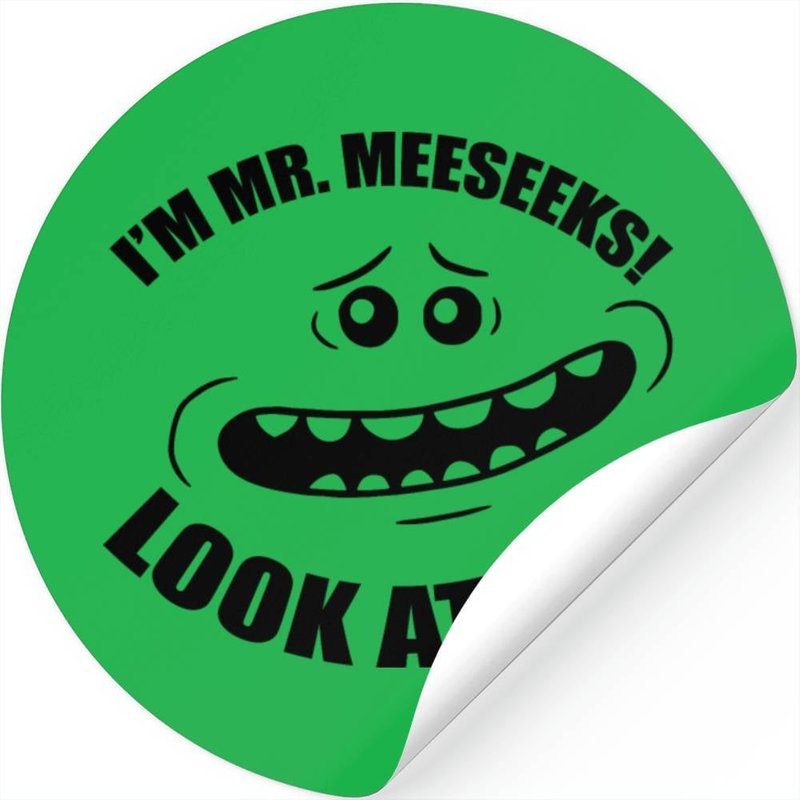 I’m Mr. Meeseeks Look At Me Stickers Design Funny — Autocollants et stickers