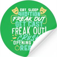 Theater Theatre Nerd Theater Mask Theater Musical — Stickers & Decals