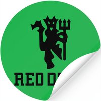 Red Devil Man United Fan Design — Autocollants et stickers