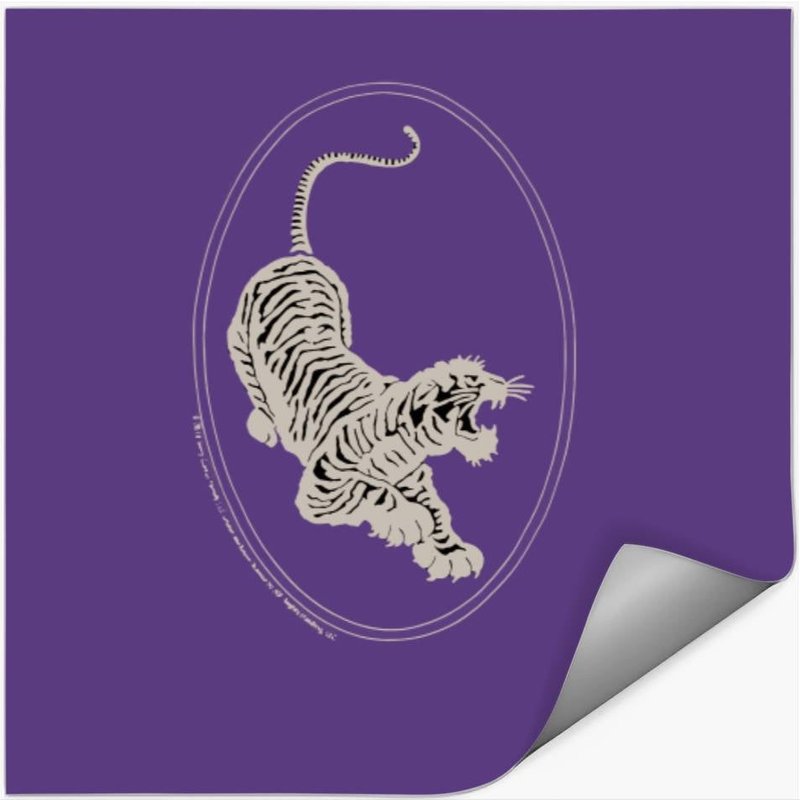 Jerry Garcia Stickers- Tiger Guitar — Autocollants et stickers