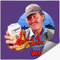 Captain Quint - Jaws - Stickers — Autocollants et stickers