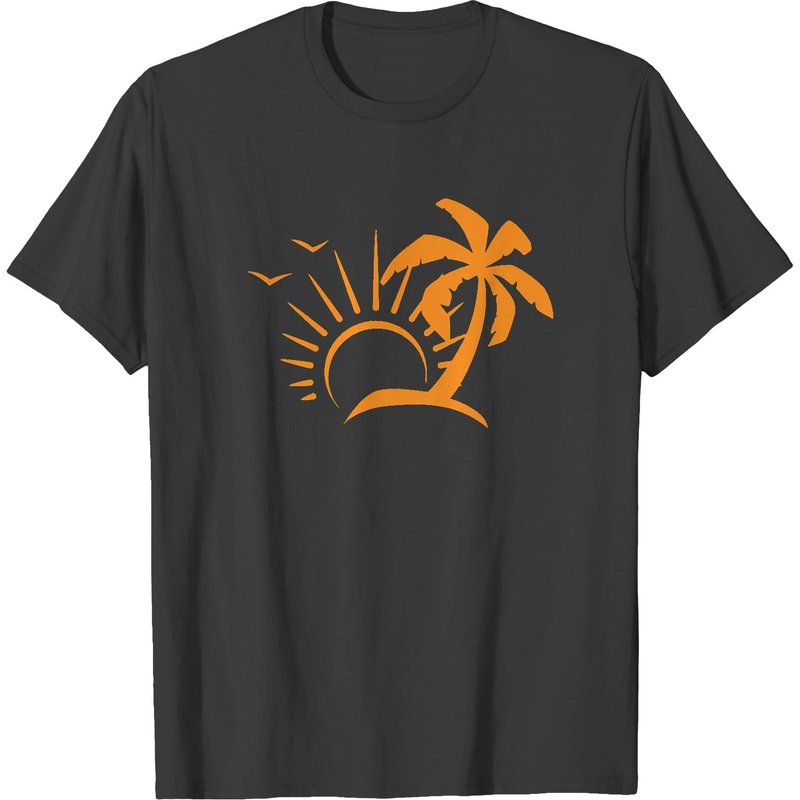 Palm Tree Palm Tree & Sunrise T-shirts — T-shirts pour hommes
