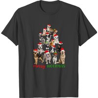 Merry Woofmas Christmas Dog Tree Funny Merry Woofmas Christmas Dog Tree T-shirts — Mens T Shirts
