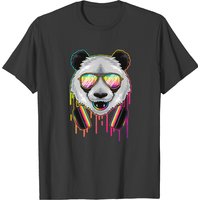 Music Panda Dj With Headphones Music Panda Dj With Headphones T-shirts