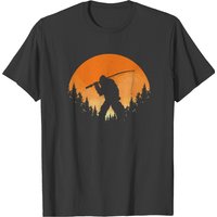 Sasquatch Sasquatch Fishing Sunset T-shirts