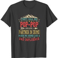 They Call Me Pop Pop T-shirt - Endearing Grandparent Design