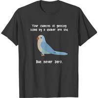 Quakerblue Quaker Parrot Never Zero T-shirts — T-shirts pour hommes