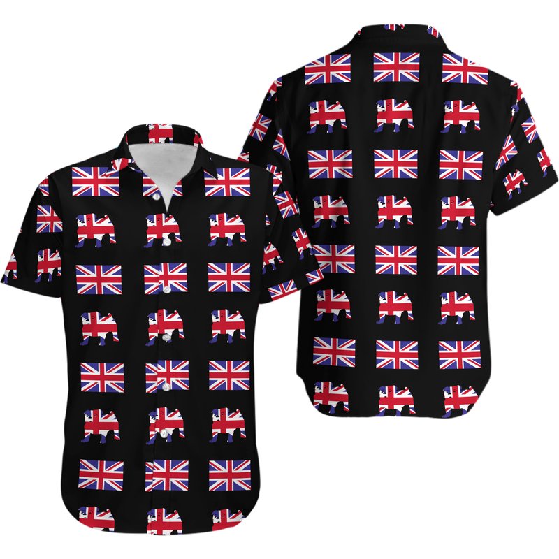 Union Jack Hawaiian Shirt — Mens Casual Shirts